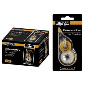 BLISTER CINTA CORRECTORA OFFICE CLUB 5MMX12M.