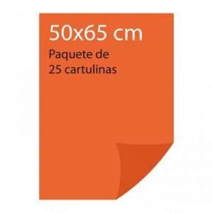 CARTULINA NARANJA 50X65 CM IRIS 185G