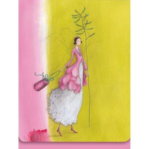 CUADERNO HORIZONTAL 7,5X10 CIERRE MAGNETICO AMARILLO ROSA