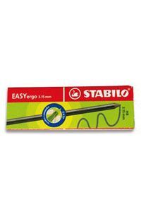ESTUCHE 6 MINAS EASY ERGO 3,15MM HB STABILO