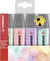 MARCADOR FLUOR STABILO BOSS 70 PASTEL ESTUCHE DE 4