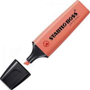 MARCADOR FLUORESCENTE CORAL MELOSO STABILO BOSS 70