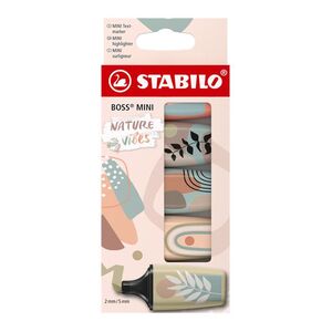 BLISTER 5 MARCADORES BOSS MINI NATURE VIBES SURTIDOS