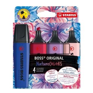 ESTUCHE 4 MARCADORES STABILO NATURECOLORS WILDFLOWER EDIT.