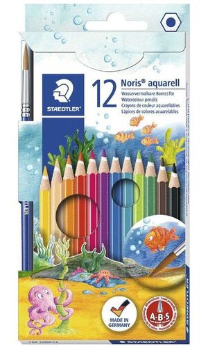 LAPIZ NORIS CLUB ACUARELABLE 144 10NC12 12 COLORES SURTIDOS