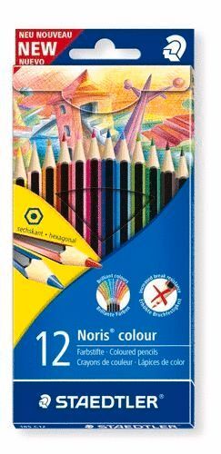 LAPIZ NORIS COLOUR 185 12 COLORES SURTIDOS