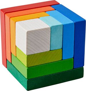JUEGO HABA COMPOSICION 3D CUBO DE COLOR