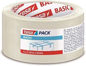 CINTA DE EMBALAJE TESA BASIC PP ROLLO 66X50 TRANSPARENTE