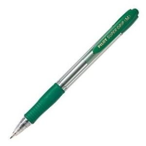 BOLIGRAFO PILOT SUPERGRIP VERDE PUNTA 1,0MM