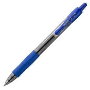 C/12 BOLIGRAFO PILOT G-2 AZUL PUNTA 0,7MM RECICLADO