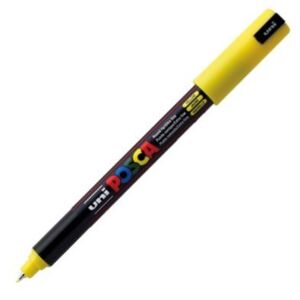 MARCADOR UNI-POSCA PC1MR COLOR AMARILLO PUNTA 0,7MM