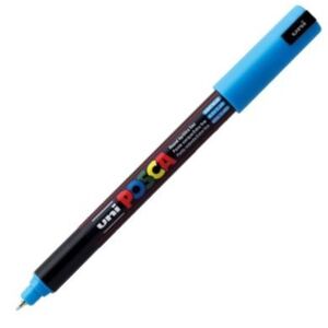 MARCADOR UNI-POSCA PC1MR COLOR AZUL CLARO PUNTA 0,7MM