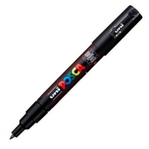 MARCADOR UNI-POSCA PC1M COLOR NEGRO PUNTA 0,7MM
