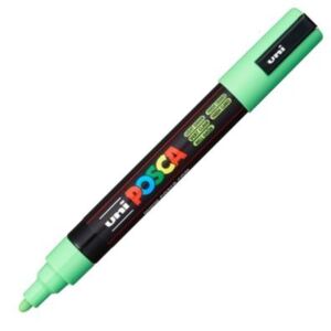MARCADOR UNI-POSCA PC5M COLOR VERDE CLARO PUNTA 1,8-2,5MM