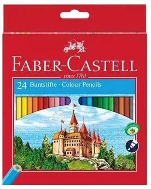 LAPIZ FABER 24 COLORES ECOLOGICOS CON AFILALAPIZ