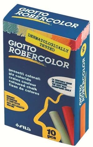 TIZAS DE COLORES GIOTTO ROBERCOLOR ESTUCHE 10