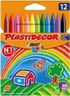 CERAS PLASTIDECOR ESTUCHE DE 12 COLORES