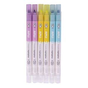 SET 6 ROTULADORES HIGHLIGHTERS BORRABLES SURTIDOS