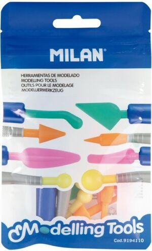 BLISTER DE 8 HERRAMIENTAS DE MODELADO MILAN