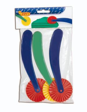 BOLSA 3 CORTADORES PLASTICOS DE PASTA JOVI