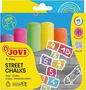 CAJA 6 TIZAS MAXI CLASSCOLOR STREET COLORES SURTIDOS