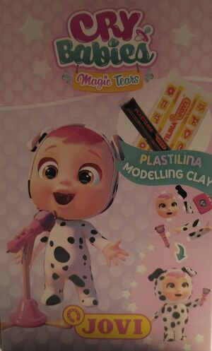JUEGO PLASTILINA CRY BABIES VAQUITA MODELAR