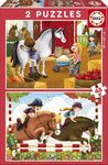 PUZZLES CUIDANDO CABALLOS 2  48 PIEZAS