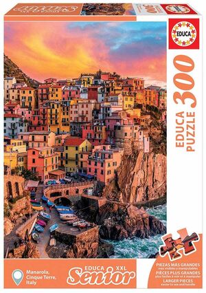 PUZZLE EDUCA 300 PIEZAS XXL MANAROLA CINQUE TERRE ITALIA