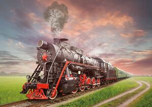 PUZZLE EDUCA 2000 PIEZAS LOCOMOTORA DE VAPOR