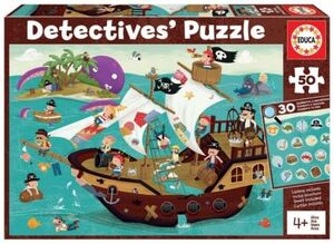 PIRATAS DETECTIVE'S PUZZLES 50 PIEZAS