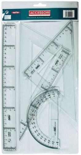 ESTUCHE DIBUJO ESCOLAR TRANSPARENTE SAFTA
