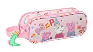 PORTATODO DOBLE PEPPA PIG HAVING FUN
