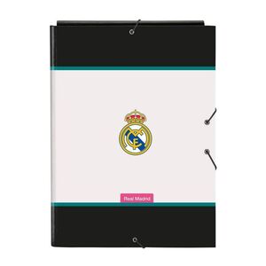 CARPETA CARTON FOLIO GOMAS SOLAPAS REAL MADRID 1ª EQUIP. 26