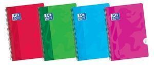BLOCK OXFORD SCHOOL CLASSIC TAPA PP 4º 80H. CUADRIC. 4X4 90G. COL. SUR.