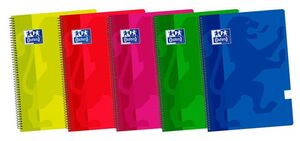 BLOC 4º 80H 90G. PAUTA 2,5 C/M TAPA PLASTICO CLASSIC