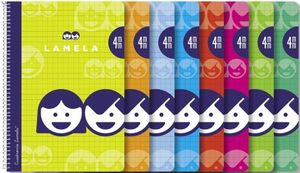 CUADERNO ESPIRAL 4º 40H 70G 5MM CUADROVIA CUBIERTA BASICA