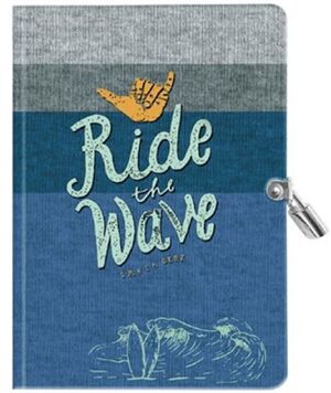 DIARIO CON CANDADO RIDERS WAVE SENFORT 19X14X2 CM