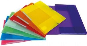 CARPETA Fº GOMAS Y SOLAPAS POLIPROPILENO COLORGRAF