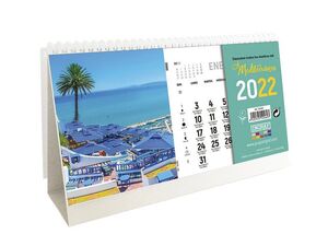 CALENDARIO 2022 SOBREMESA PARA ESCRIBIR MEDITERRÁNEO22X13