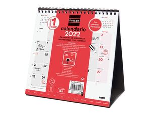 CALENDARIO 2022 FINOCAM SOBREMESA ESCRIBIR PESTAÑAS S 2022