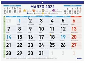 CALENDARIO FALDILLA MIX F94 43X31 2022 +