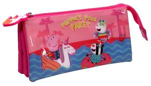 PORTATODO TRIPLE PEPPA PIG