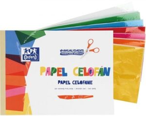BLOC MANUALIDADES A4 10H PAPEL CELOFAN OXFORD