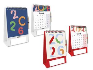 CALENDARIO 2026 VERTICAL CON TACO DE NOTAS+ LAPIZ