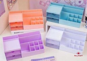 ORGANIZADOR SOBREMESA HORIZONTAL 2 CAJONES  4 COLORES SURTI