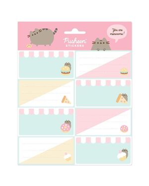 ETIQUETAS ESCOLARES PUSHEEN FOODIE COLLECTION