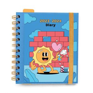 AGENDA ESCOLAR 2023/2024 DIA PAGINA CARTOON