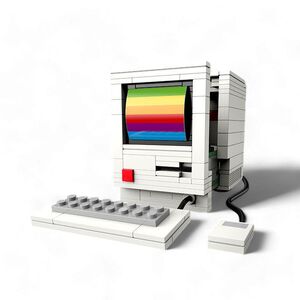 MAQUETA BLOQUES CONSTRUCCION COMPUTER