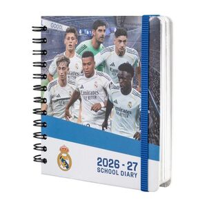 AGENDA ESCOLAR 26/27 DIA PAGINA M 11 MESES REAL MADRID