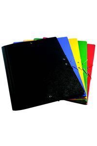 CARPETA DIBUJO A2 CARTON GOFRADO GOMAS S/SOLAPAS NEGRO
